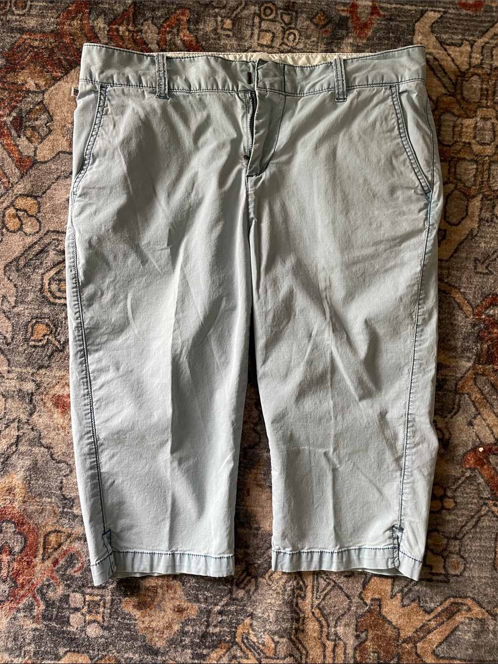 Ralph Lauren Polo Jeans Company Light Blue Cotton Blend Shorts Size 6